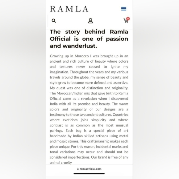 Ramla Rockstar Handmade Studded Black and Silver Women's Bag - Picture 8 of 8